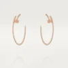 Orecchini Juste Un Clou – Oro rosa, diamanti – Cartier