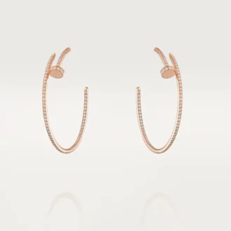 Orecchini Juste Un Clou – Oro rosa, diamanti – Cartier