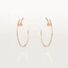 Orecchini Juste Un Clou – Oro rosa, diamanti – Cartier