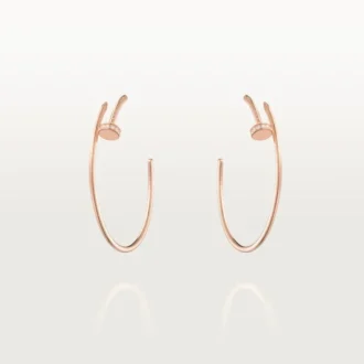Orecchini Juste Un Clou – Oro rosa, diamanti – Cartier