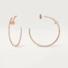 Orecchini Juste Un Clou – Oro rosa, diamanti – Cartier