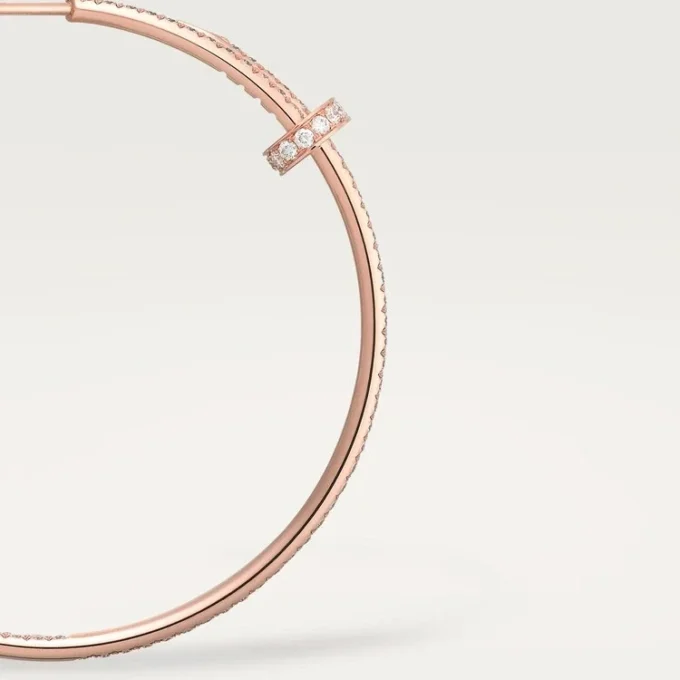 Orecchini Juste Un Clou – Oro rosa, diamanti – Cartier