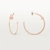 Orecchini Juste Un Clou – Oro rosa, diamanti – Cartier