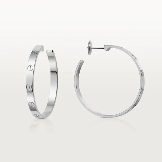 Orecchini Love – Oro bianco – Cartier