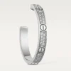 Orecchini Love – Oro bianco, diamanti – Cartier