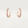 Orecchini Love – Oro rosa, diamanti – Cartier