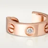 Orecchini Love – Oro rosa, diamanti – Cartier