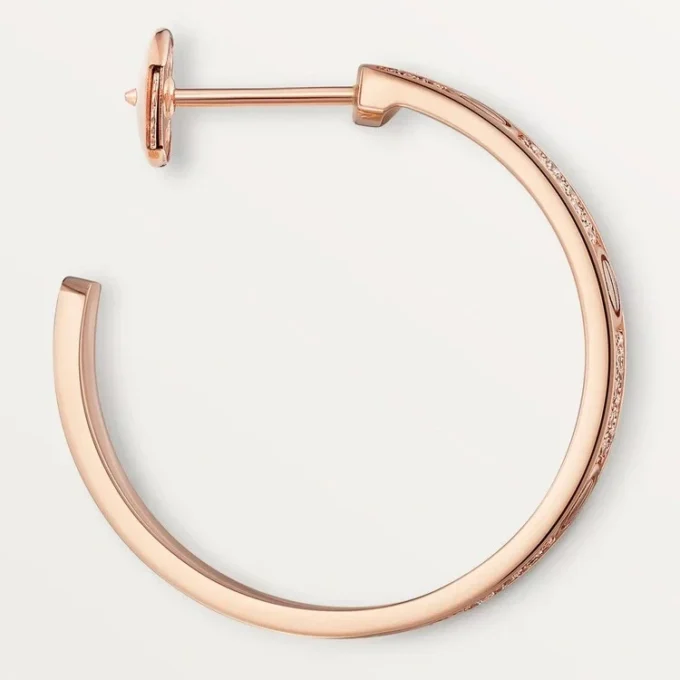 Orecchini Love – Oro rosa, diamanti – Cartier