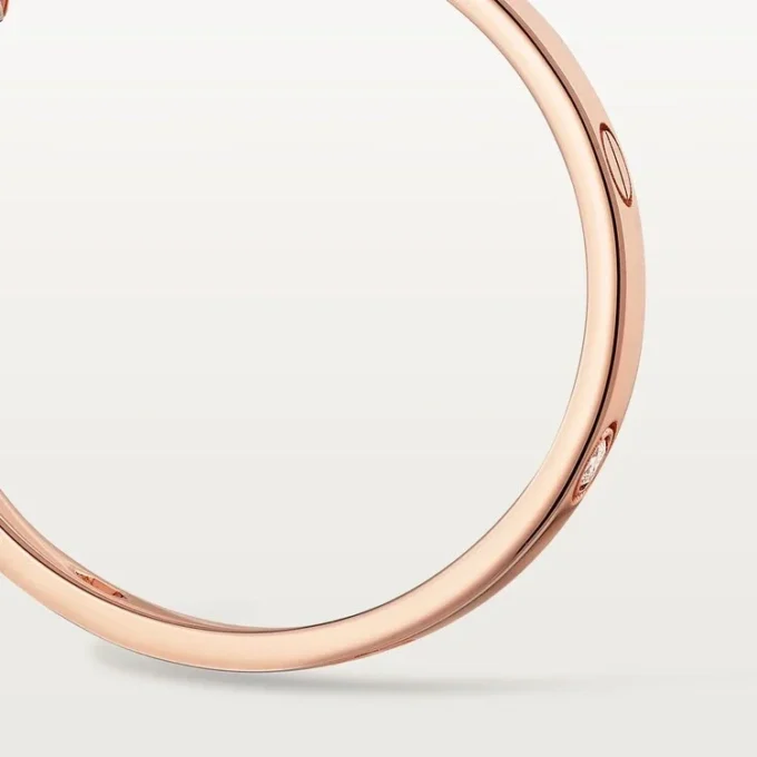 Orecchini Love – Oro rosa, diamanti – Cartier