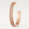 Orecchini Love – Oro rosa, diamanti – Cartier