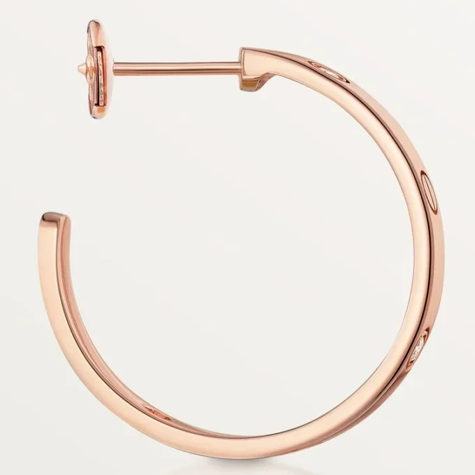 Orecchini Love – Oro rosa, diamanti – Cartier
