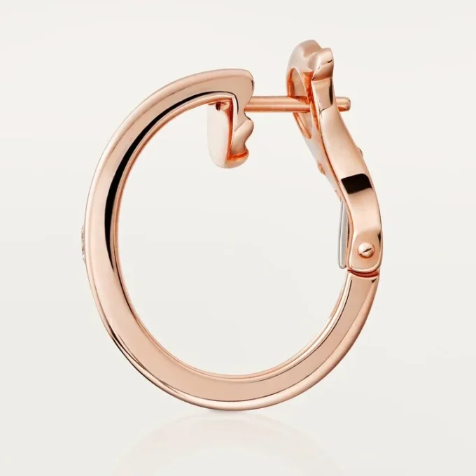 Orecchini Love – Oro rosa, diamanti – Cartier