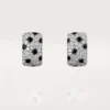 Orecchini Panthere De Cartier – Oro bianco, onice, diamanti – Cartier