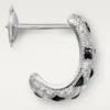 Orecchini Panthere De Cartier – Oro bianco, onice, diamanti – Cartier