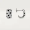 Orecchini Panthere De Cartier – Oro bianco, onice, diamanti – Cartier