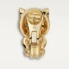Orecchini Panthere De Cartier – Oro giallo, lacca, diamanti, granati tsavoriti, onice – Cartier