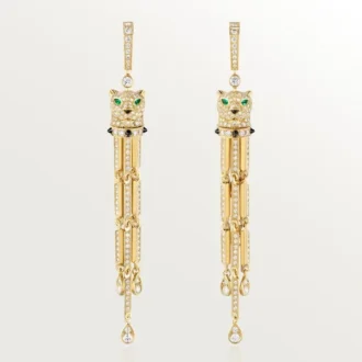 Orecchini Panthere De Cartier, pavé