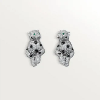 Orecchini Panthere De Cartier, pavé