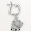 Orecchini Panthere De Cartier, pavé