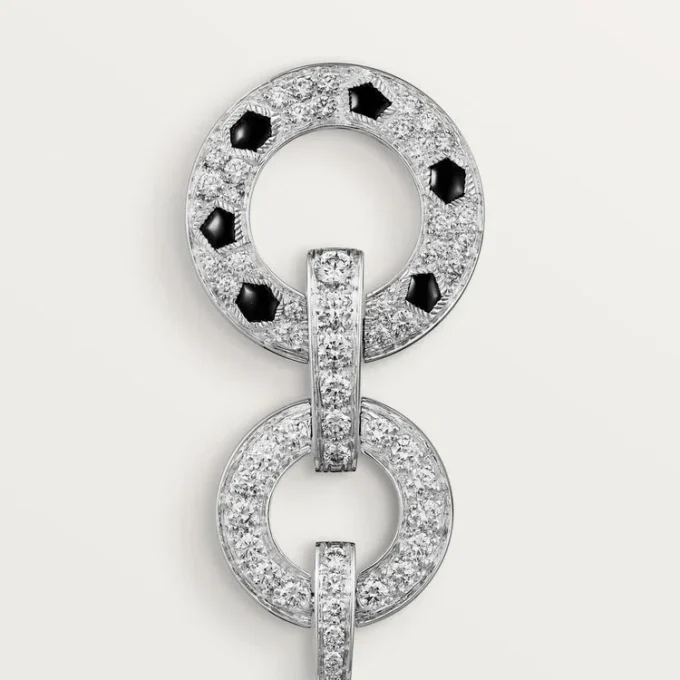 Orecchini Panthere De Cartier, pavé