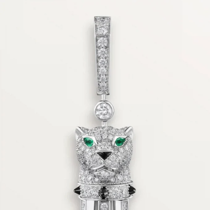 Orecchini Panthere De Cartier, pavé