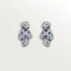 Orecchini Panthere De Cartier, zaffiri, pavé