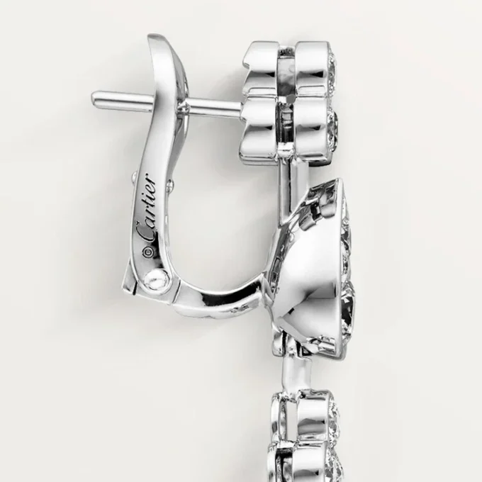 Orecchini Pluie De Cartier – Oro bianco, diamanti – Cartier