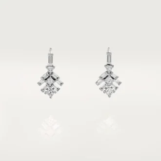 Orecchini Reflection De Cartier – Oro bianco, diamanti – Cartier