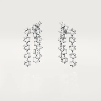 Orecchini Reflection De Cartier – Oro bianco, diamanti – Cartier
