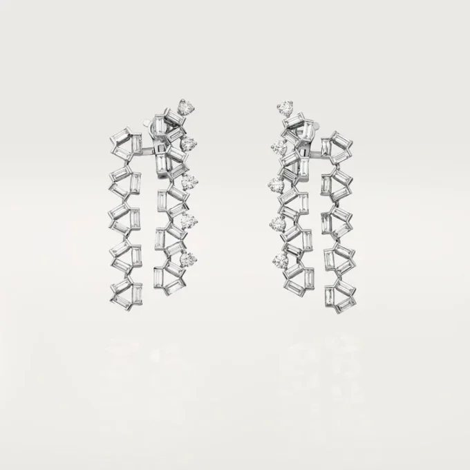 Orecchini Reflection De Cartier – Oro bianco, diamanti – Cartier