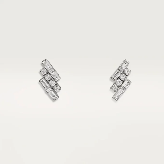 Orecchini Reflection De Cartier – Oro bianco, diamanti – Cartier