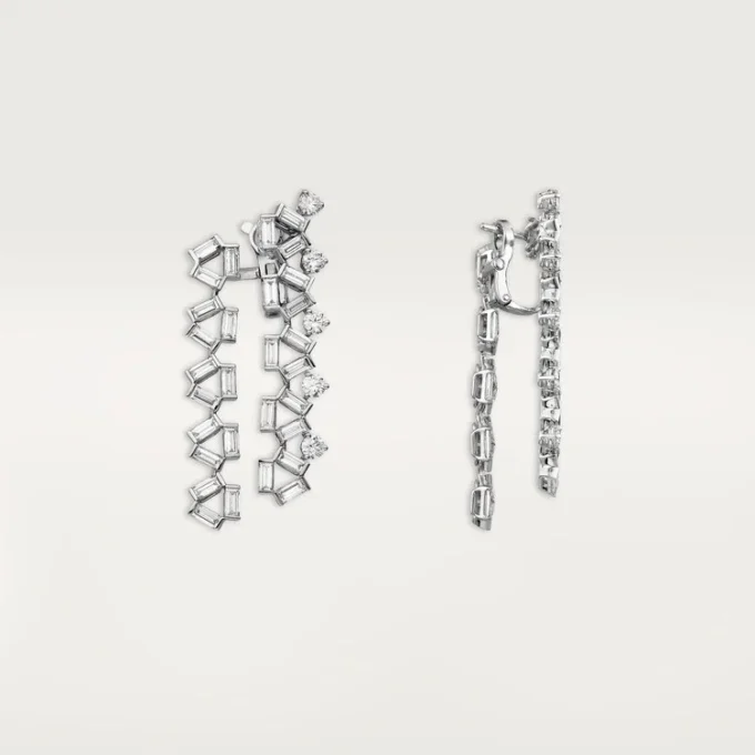 Orecchini Reflection De Cartier – Oro bianco, diamanti – Cartier