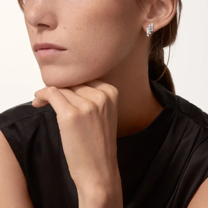 Orecchini Reflection De Cartier – Oro bianco, diamanti – Cartier