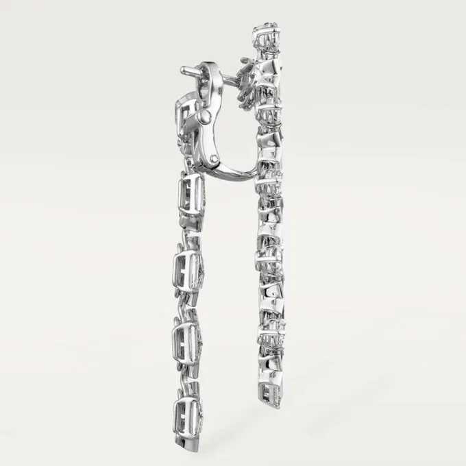 Orecchini Reflection De Cartier – Oro bianco, diamanti – Cartier