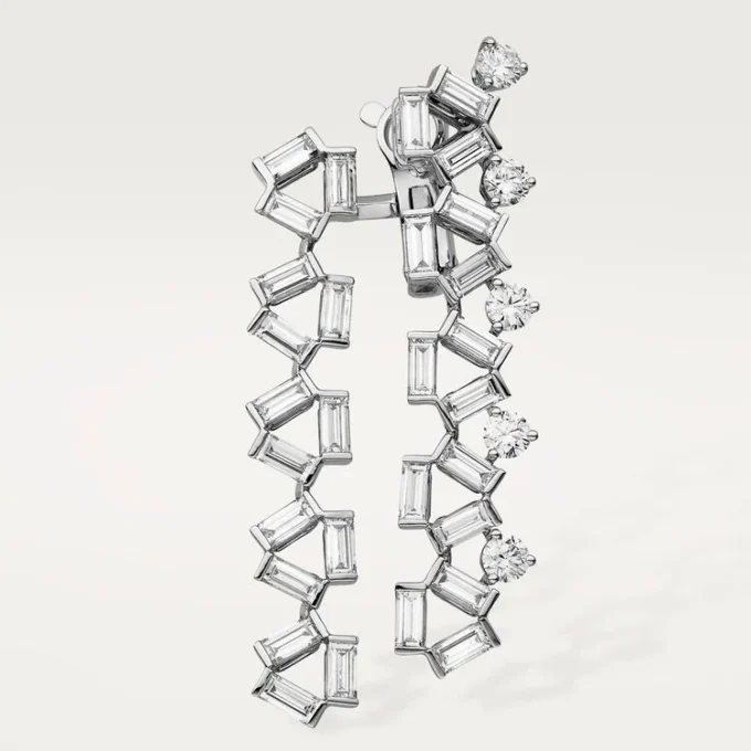 Orecchini Reflection De Cartier – Oro bianco, diamanti – Cartier