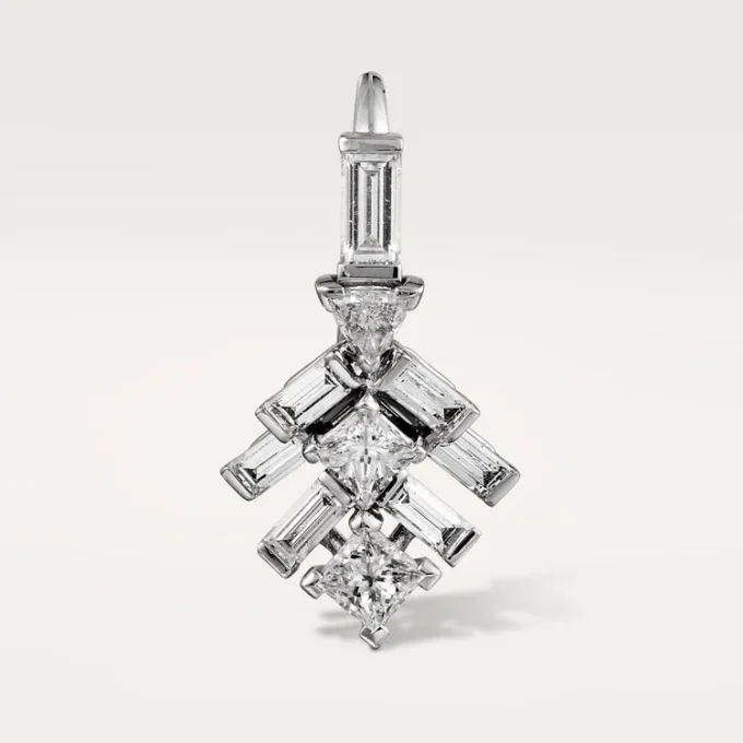Orecchini Reflection De Cartier – Oro bianco, diamanti – Cartier