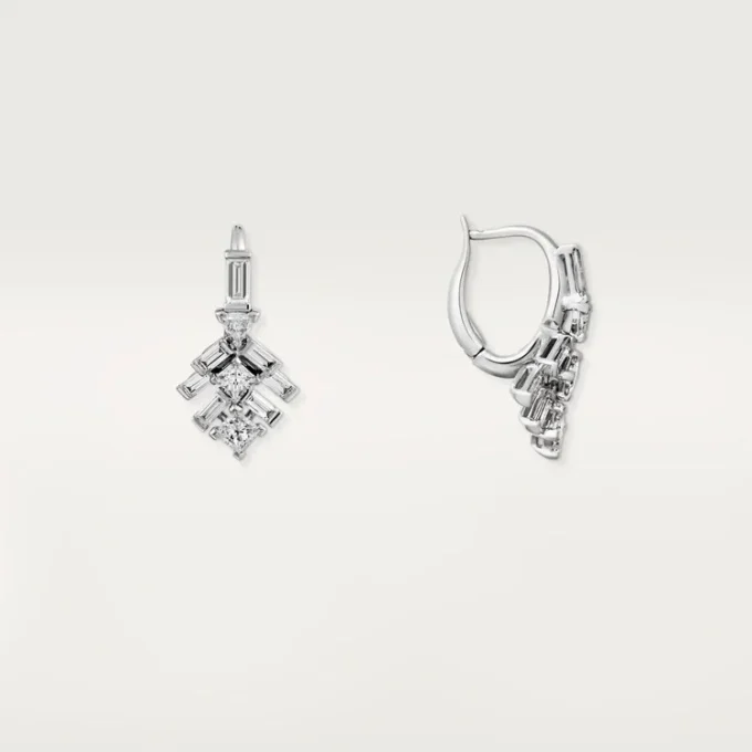 Orecchini Reflection De Cartier – Oro bianco, diamanti – Cartier