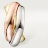 Orecchini Trinity, a forma di cuscino