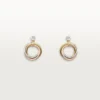 Orecchini Trinity, diamanti taglio brillante