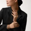 Bracciale Trinity, a forma di cuscino