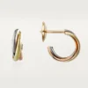 Orecchini Trinity – Oro bianco, oro giallo, oro rosa – Cartier