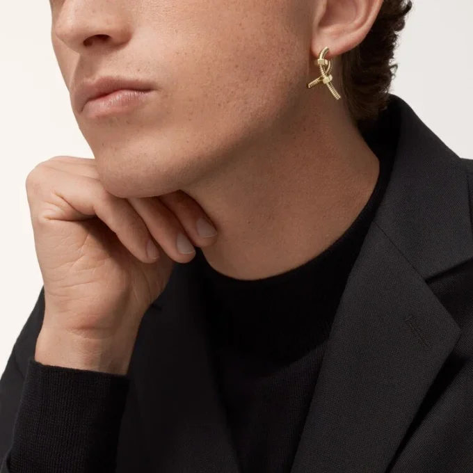 Orecchino destro Ecrou De Cartier – Oro giallo – Cartier