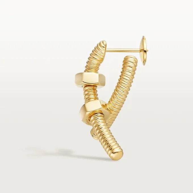 Orecchino destro Ecrou De Cartier – Oro giallo – Cartier