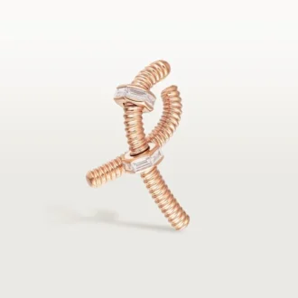 Orecchino destro Ecrou De Cartier – Oro rosa, diamanti – Cartier