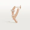 Orecchino destro Ecrou De Cartier – Oro rosa, diamanti – Cartier