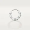Orecchino singolo Love – Oro bianco, diamanti – Cartier