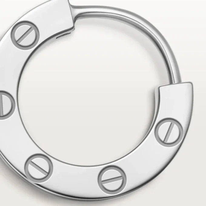 Orecchino singolo Love – Oro bianco, diamanti – Cartier