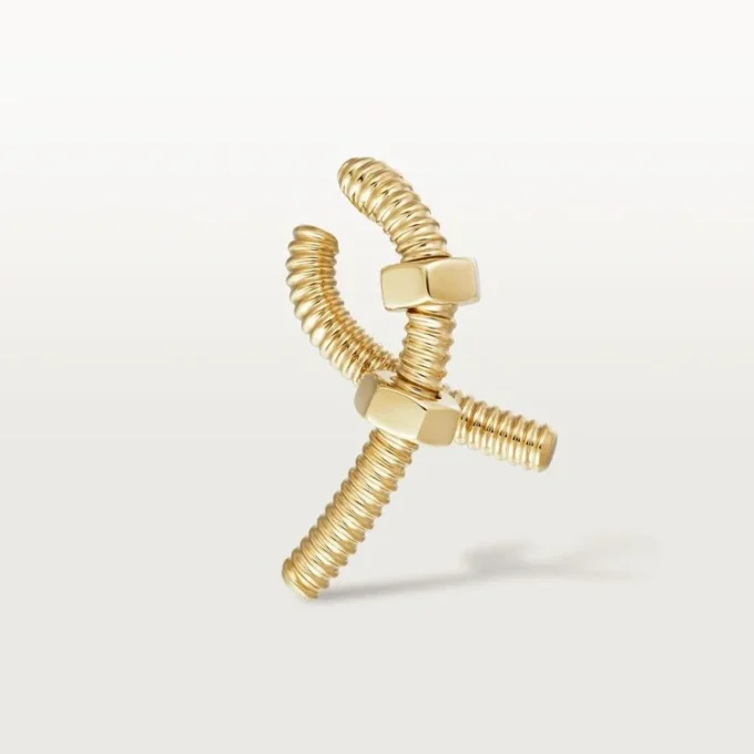Orecchino sinistro Ecrou De Cartier – Oro giallo – Cartier