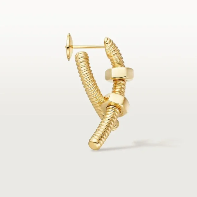 Orecchino sinistro Ecrou De Cartier – Oro giallo – Cartier