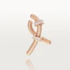 Orecchino sinistro Ecrou De Cartier – Oro rosa, diamanti – Cartier